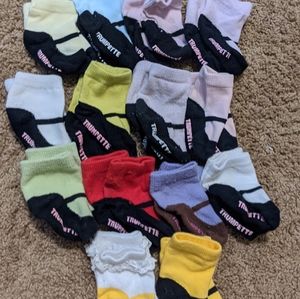 Trumpette Socks Girls size 0-6 months 14 pair